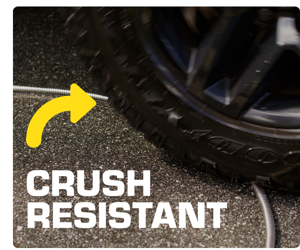 Bionic Steel Hose, crush resistant